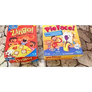 2 KIDS GAMES-ZINGO & PIE IN FACE
